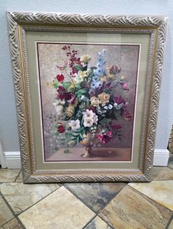 Home interiors framed artwork