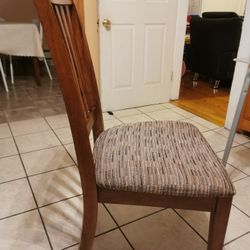 hard Wood Chairs X 6