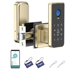New 5-in-1 Fingerprint Door Lock Biometric Smart Lock with Keypad