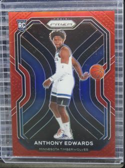 Anthony Edwards prizm rookie /299
