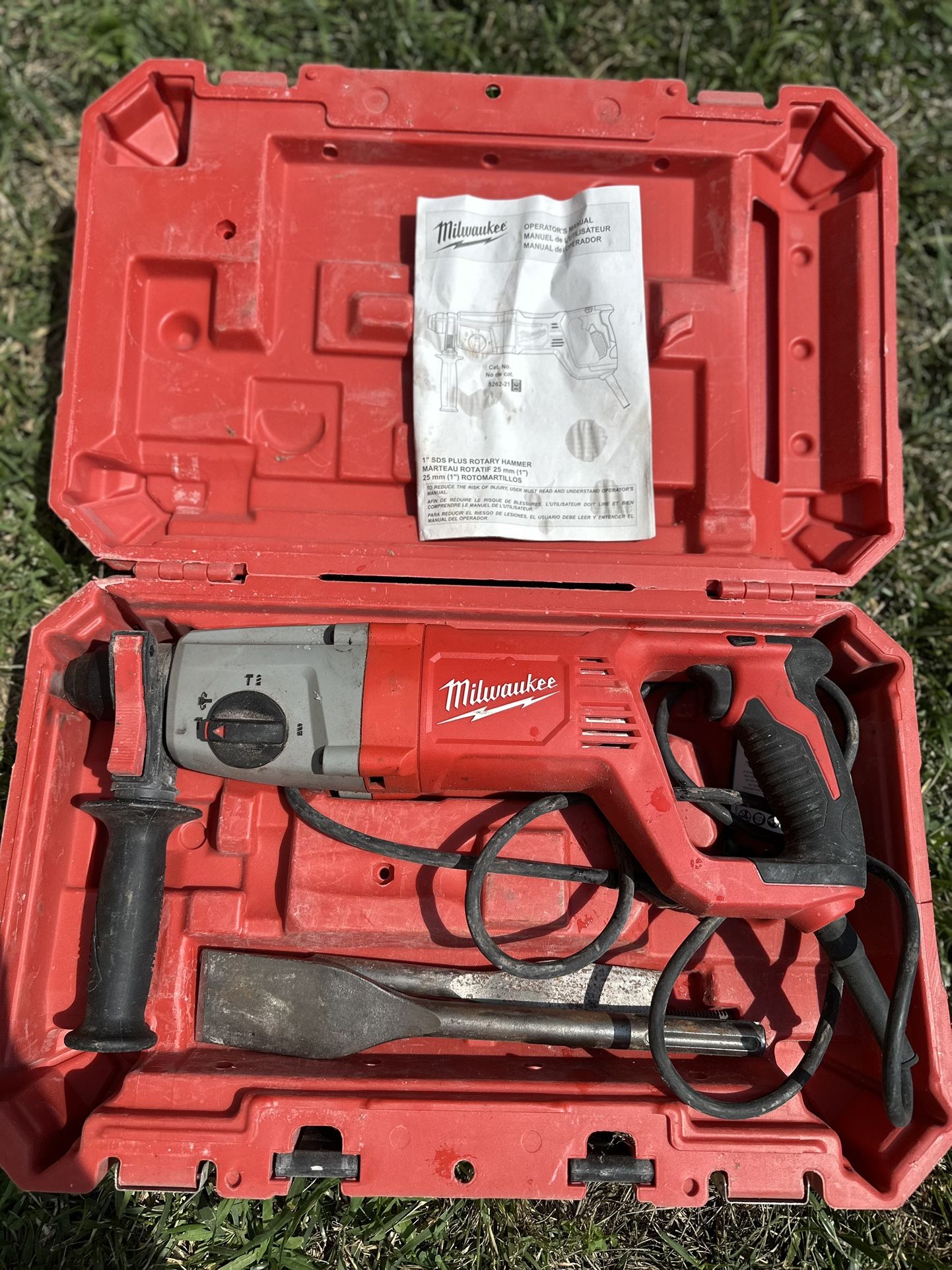 Milwaukee 1” SDS Plus Rotary Hammer