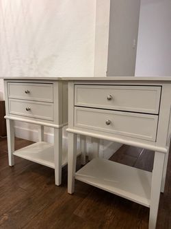 2 Nightstand white