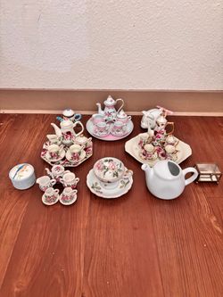 Porcelain Tea Sets- Each set has a different price