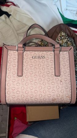 Guess purse dusty pink