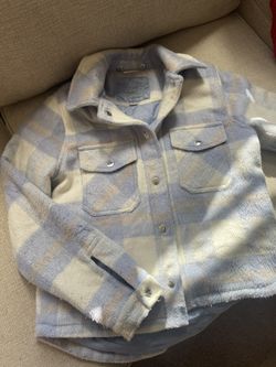 Girls Flannel Shacket Size Large 10/12