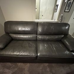 Comfy Leather Couch