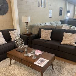 sofa and loveseat