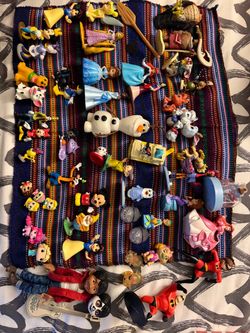 Large Lot of Disney Character Figures