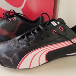 Puma Black Red Sport Shoes 