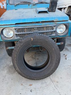 2 tires used lt235/80/17