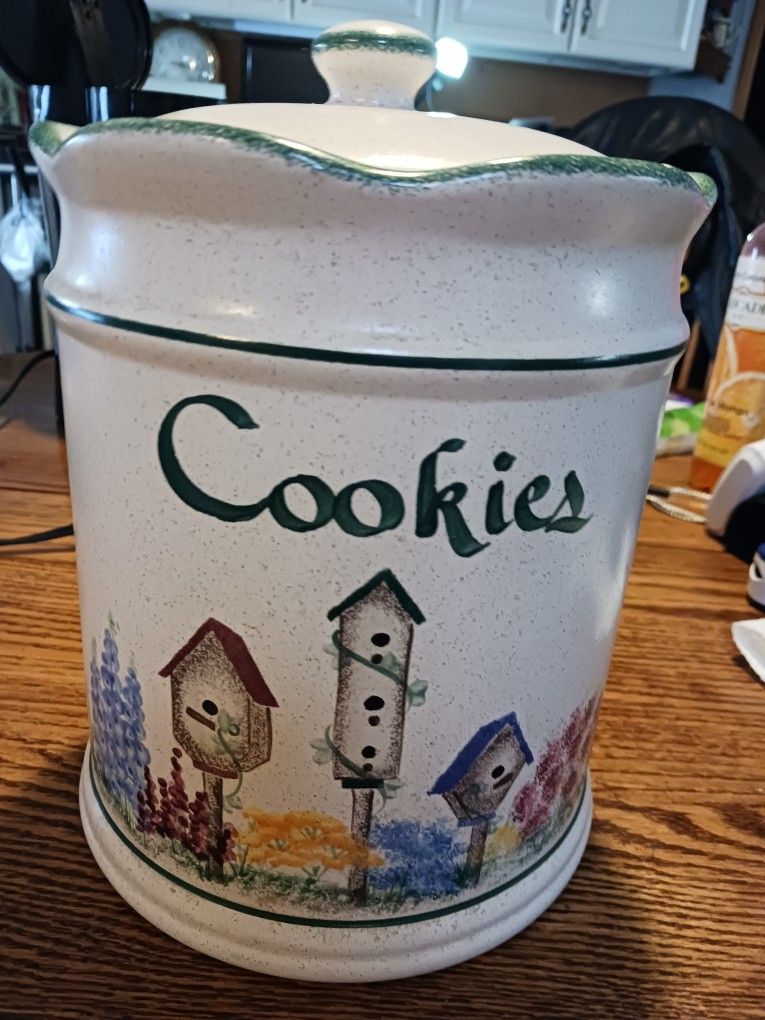 Birdhouse Cookie Jar