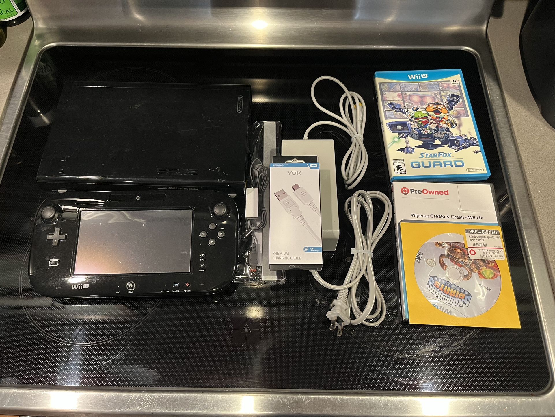 Nintendo WII U Console And Games