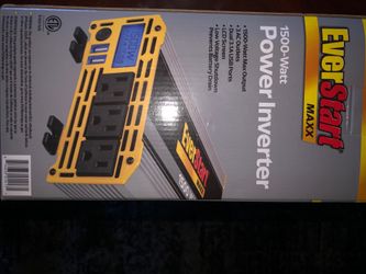 Everstart 1500 watt power inverter