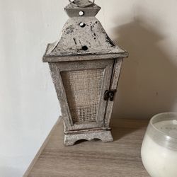 White Home Decor Lantern