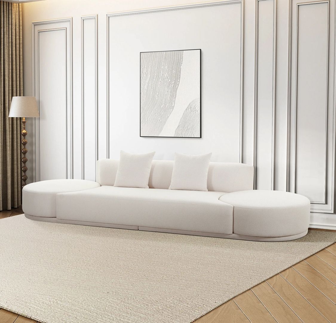 Sofa - Contemporary Sofa With Swivel Ends