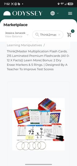 Multiplication cards