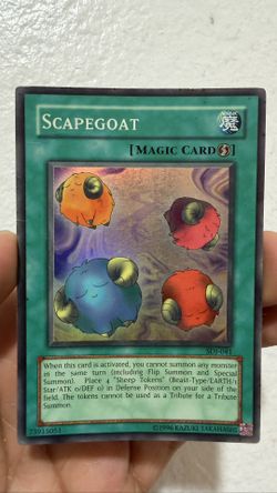 Yu-Gi-Oh Scapegoat SDJ-041 Super Rare Card MP-LP Condition