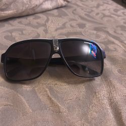 Authentic Carrera 33/S Pilot Sunglasses - Black/White/Grey Gradient