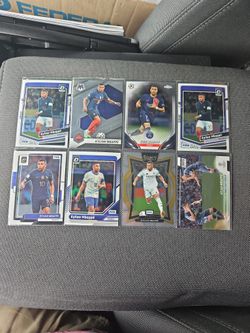Kylian Mbappe Card Lot Optic Topps Chrome Select Mosaic