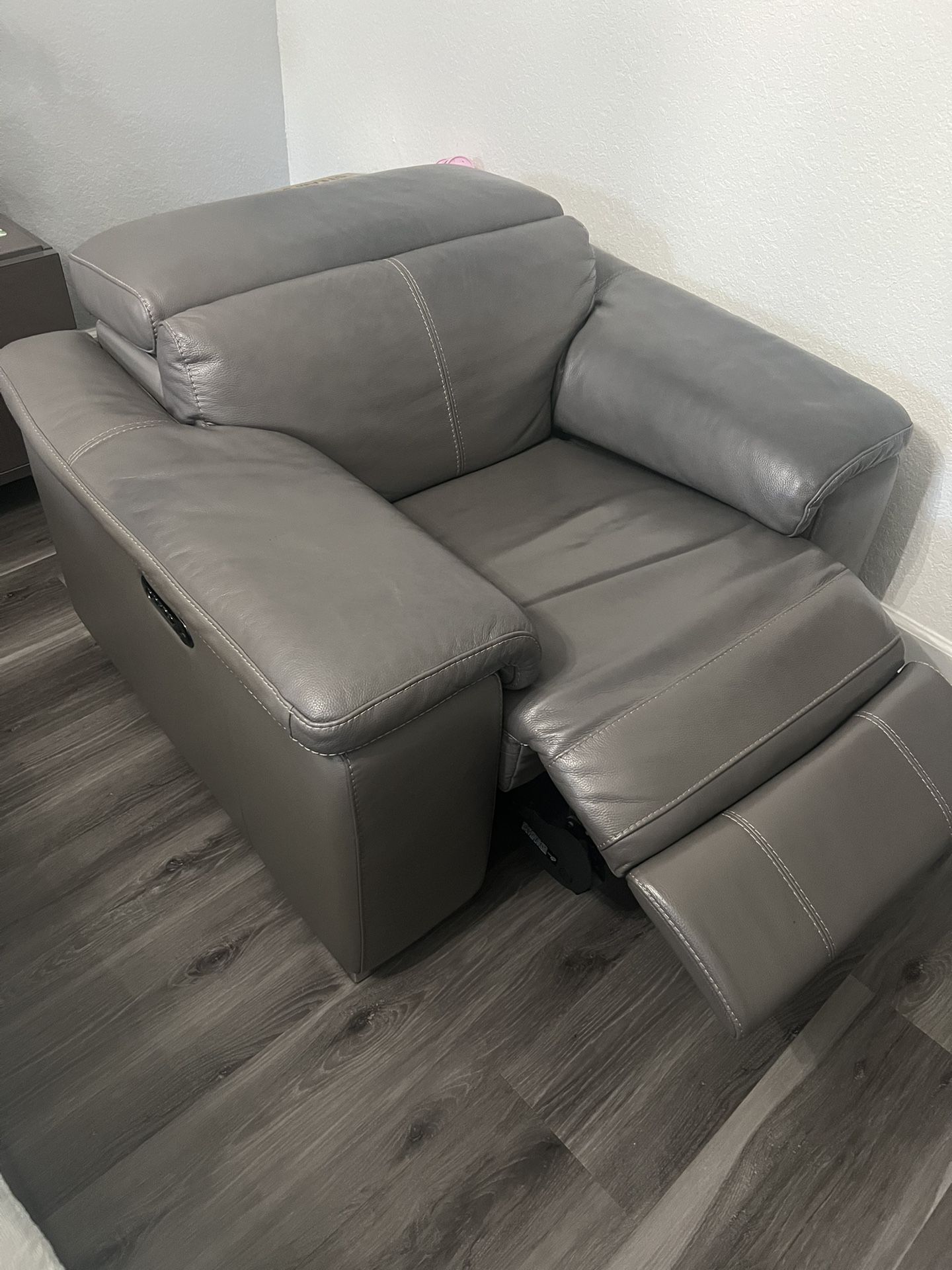 Leather Recliner Sofa And Chair