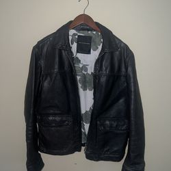 Deus Ex Machina Mens Leather Jacket