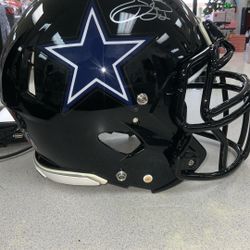 Signed Dallas Cowboys Helmet