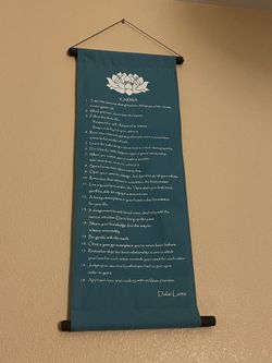 Karma Linen Scroll