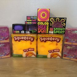 NeeDoh and Sunny Days Squishies