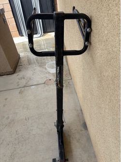 Hitch bike rack.