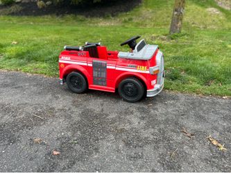 Electric Kids Fire Truck