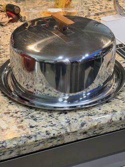 Chrome Cake dish