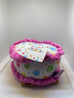Dog Birthday cake toy