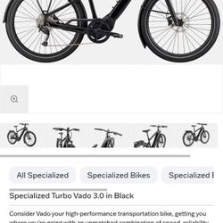 Specialized Vado turbo Class 3 Black 