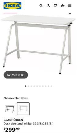 GLADHÖJDEN Desk sit/stand