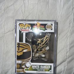 White Ranger Funko 405 Signed