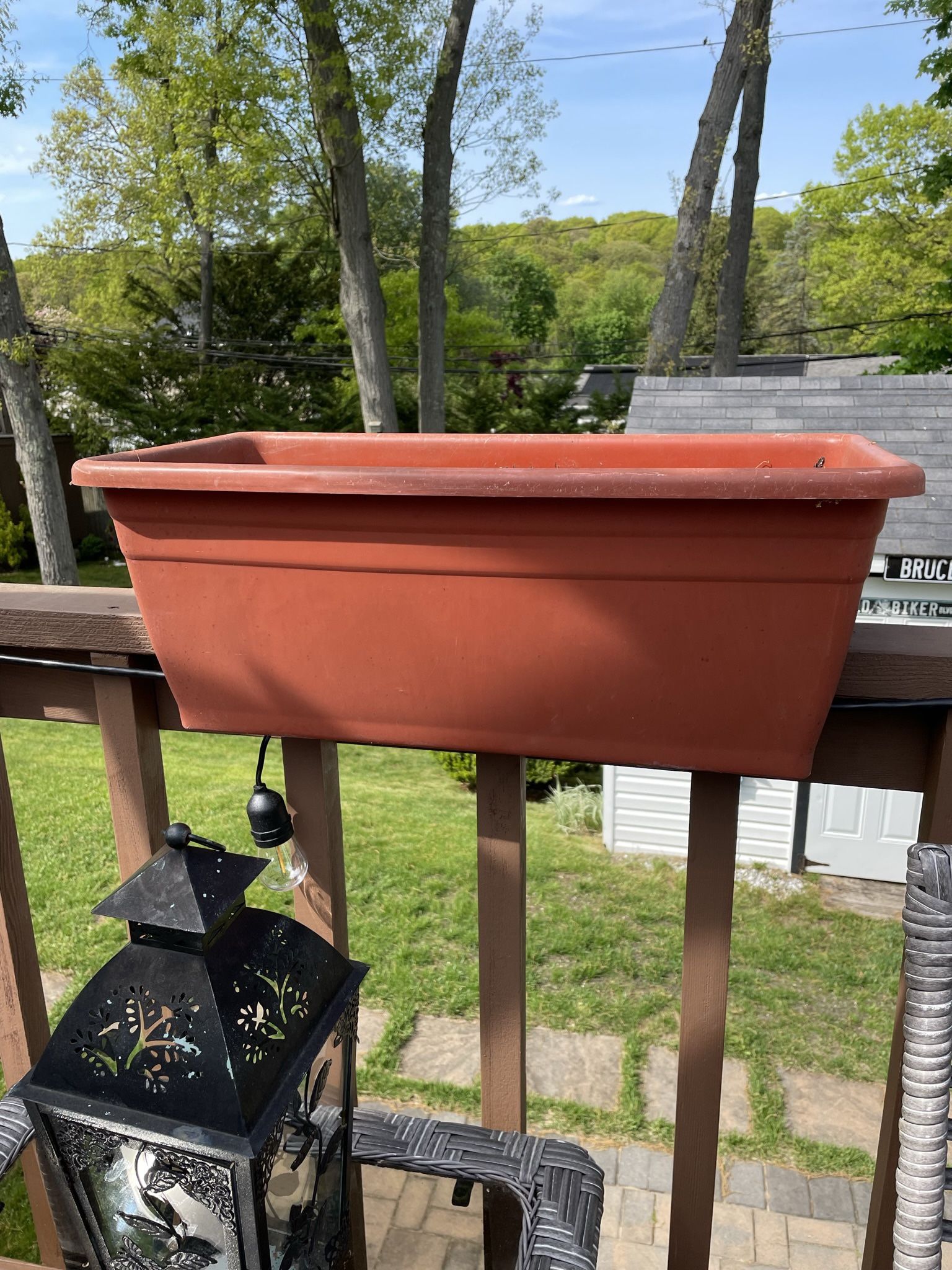 24” Deck Railing Planter