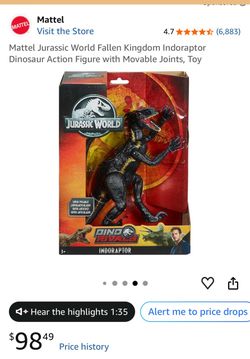 Mattel Jurassic World Indoraptor Action Figure