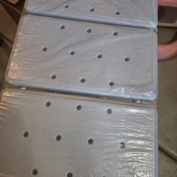 Light Gray Large Shower Bench With Transfer