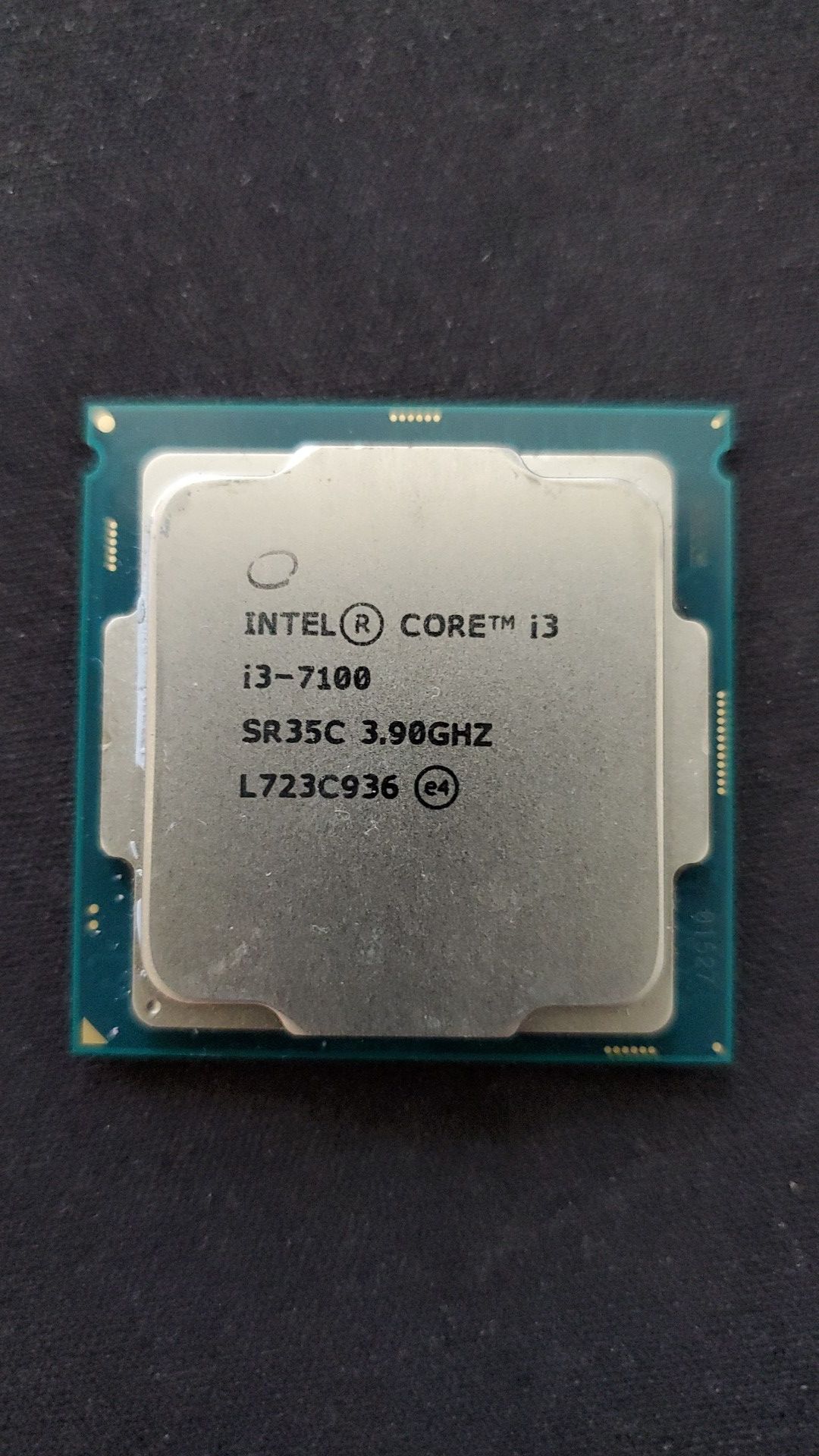 Intel core i3 7th gen 3.9 cpu
