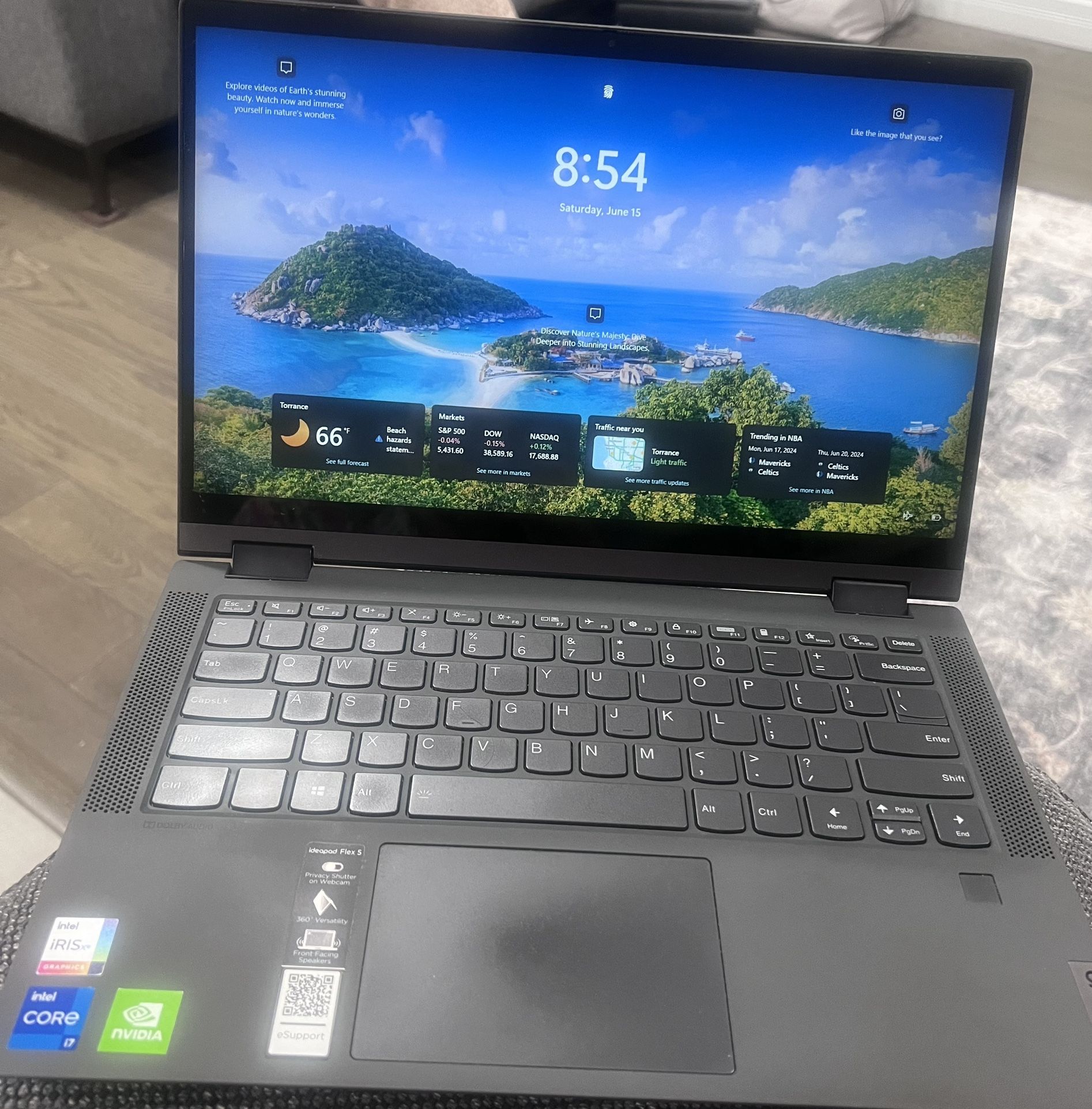 Lenovo Flex 5 14" 2-in-1 Touchscreen Laptop - 11th Gen Intel Core i7