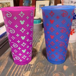 Disney Color Changing Tumbler Cups