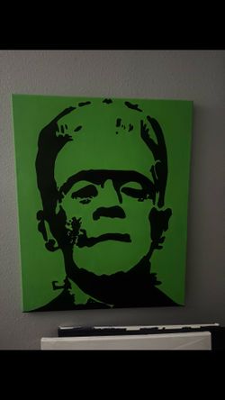 custom made frankenstein canvas