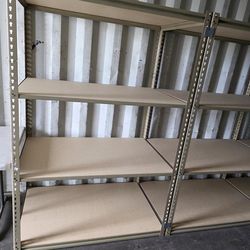 Storage Bin Container Shed Shelving Racks 48 in W x 30 in D Boltless Shelves Delivery Available