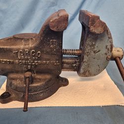 WILTON TORCO SWIVEL BASE VISE, 4 INCH JAWS, HEAVY DUTY