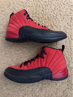 Size 8.5 (Pre owned, no box) - Air Jordan 12 retro reverse flu game