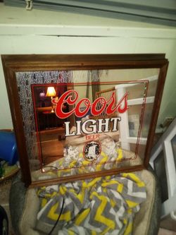 Coors light mirror / sign