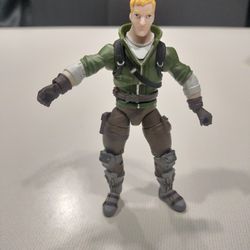 2020 Jazwares Fortnite Battle Bus 4" Action Figure - Recruit (Jonesy) * Action Figures Box *