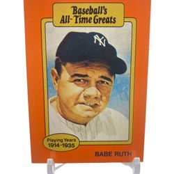Baseball’s All-Time Greats Babe Ruth (Orange)