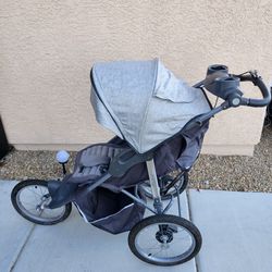 Monbebe rebel running stroller/used/ $65 cash only/ blue diamond & rainbow