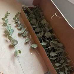 18pcs Artificial Eucalyptus Stems